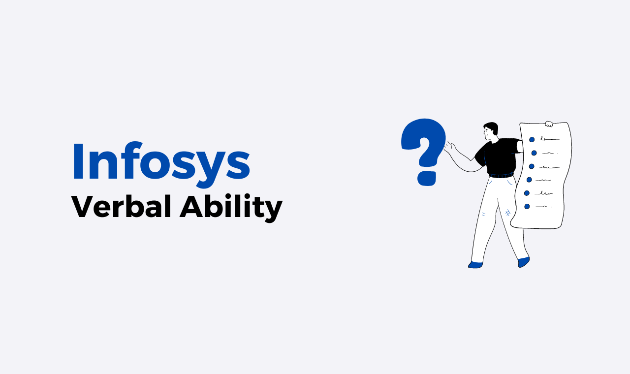 Infosys Verbal Ability Previous Year Questions